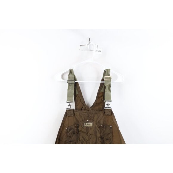 Vintage 80s 90s Dan's Hunting Gear Mens 44x28 Handmade Briar Proof Overalls USA - Picture 2 of 16